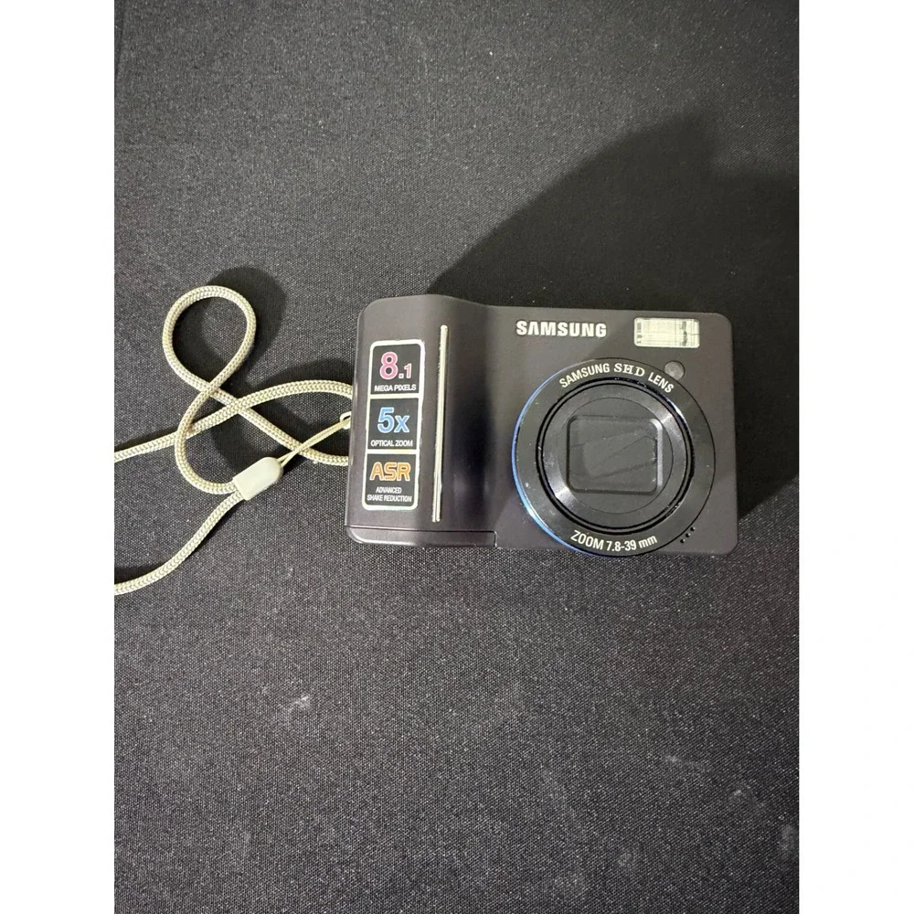 Samsung S850 Digital Camera 8.1MP‎ Black Good 5x Zoom ASR
